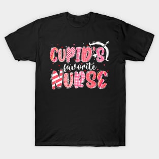 Cupid's Favorite Nurse,Valentine ER ICU NICU RN Nurses T-Shirt